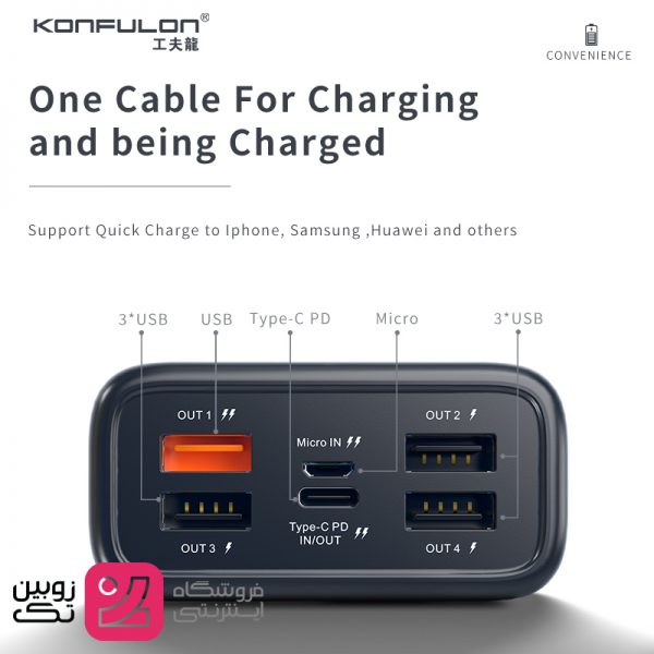 پاور بانک 30000 خروجی PD 22.5w برند joko مدل A26Q