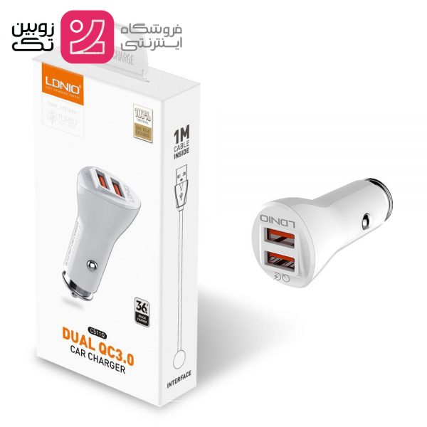 شارژر خودرو 36w برند ldino‌ مدل c511q